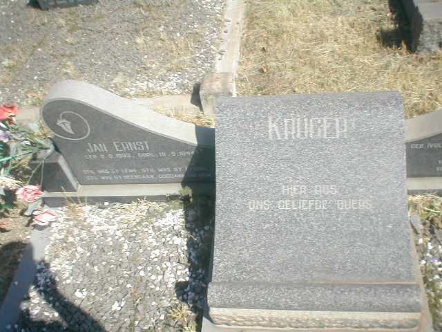 KRÜGER Jan Ernst 1893-1944