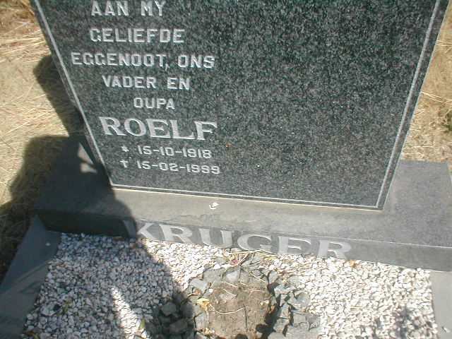 KRUGER Roelf 1918-1999