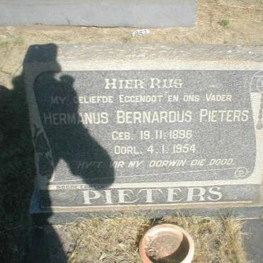PIETERS Hermanus Bernardus 1896-1954