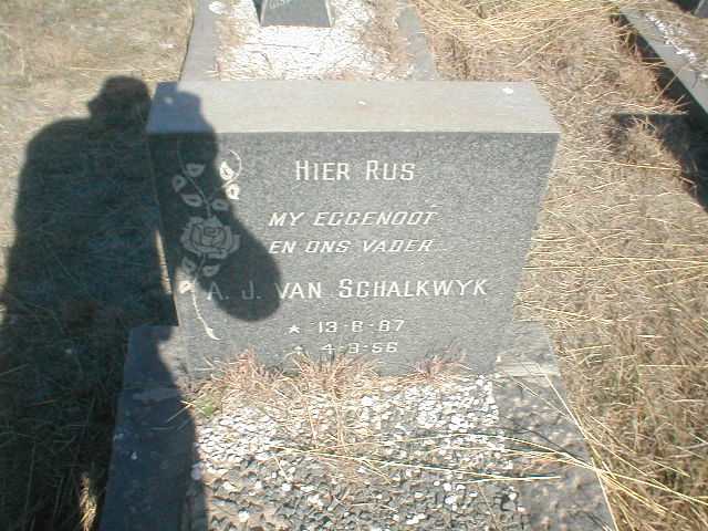 SCHALKWYK A.J., van 1887-1956