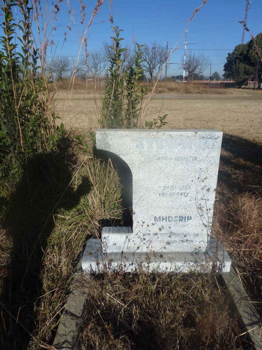 STEWART Anna Rennette 1883-1971