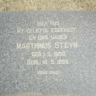 STEYN Marthinus 1909-1959