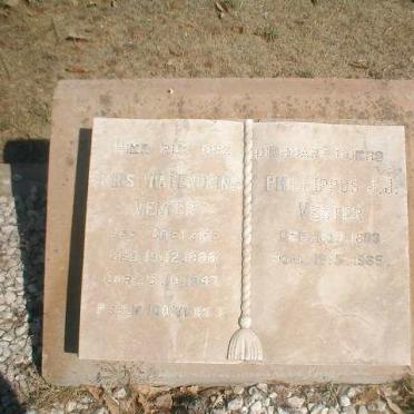 VENTER Philippus J.J. 1883-1965 &amp; Christina Hendrina COETZEE 1888-1947