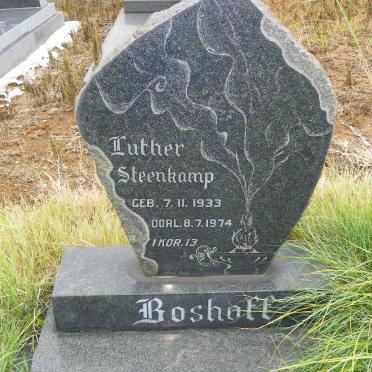 BOSHOFF Luther Steenkamp 1933-1974