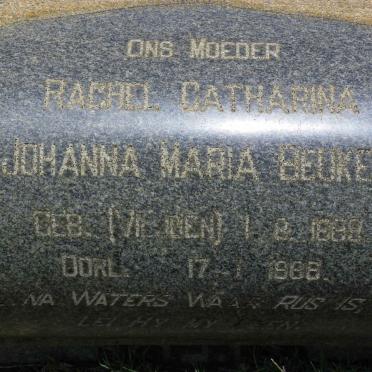 BEUKES Jan Hendrik 1886-1961 &amp; Rachel Catharina Johanna Maria VILJOEN 1889-1986
