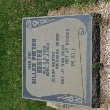 BESTER Willem Pieter 1898-1969