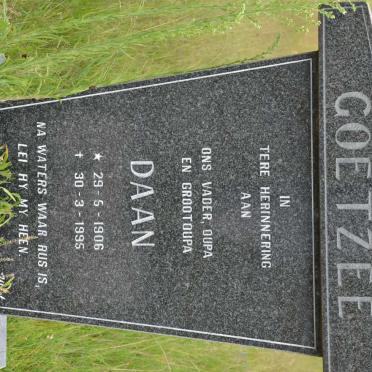 COETZEE Daan 1906-1995