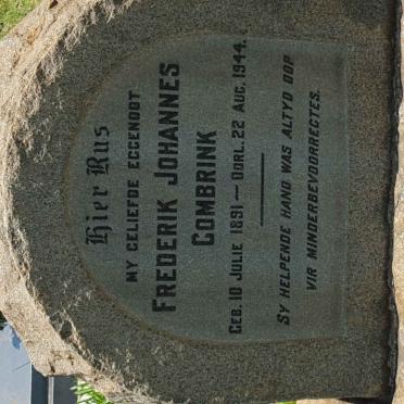 COMBRINK Frederik Johannes 1891-1944
