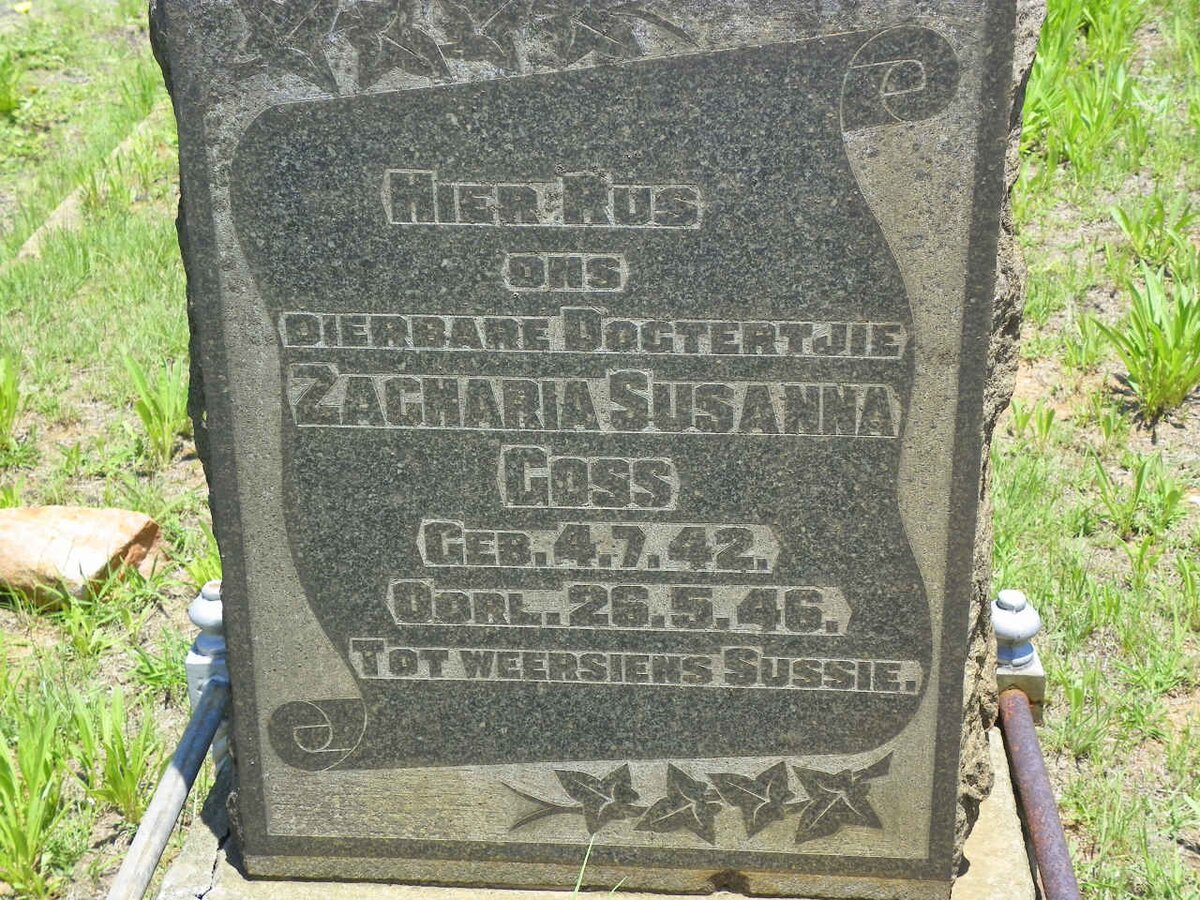 GOSS Zacharia Susanna 1942-1946