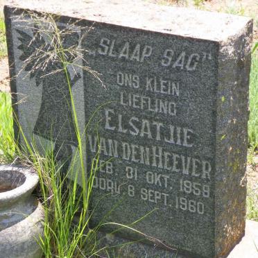 HEEVER Elsatjie, van den 1959-1960