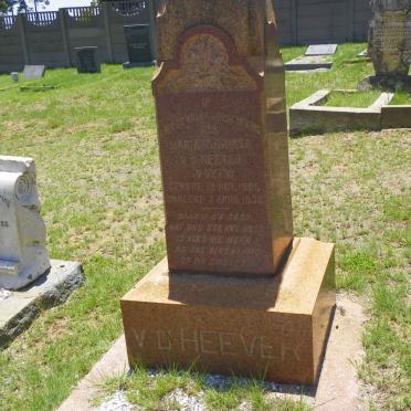 HEEVER Maria Adriana, v.d. nee DOYER 1906-1936