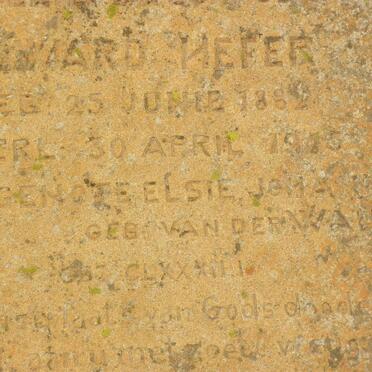 HEFER Edward 1882-1915