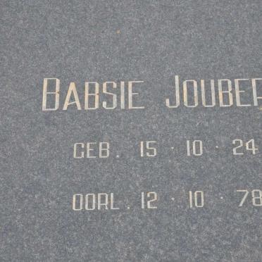 JOUBERT Babsie 1924-1978
