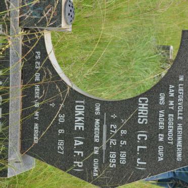 JAGER C.L.J., de 1919-1995 &amp; A.F.P. 1927-