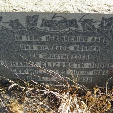 JOUBERT Izak Jacob 1874-1944 &amp; Johanna Elizabeth MULLER 1884-1970