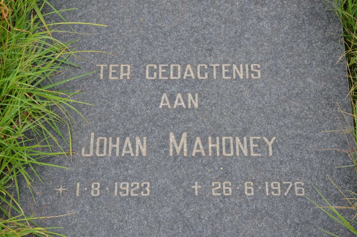 MAHONEY Johan 1923-1976