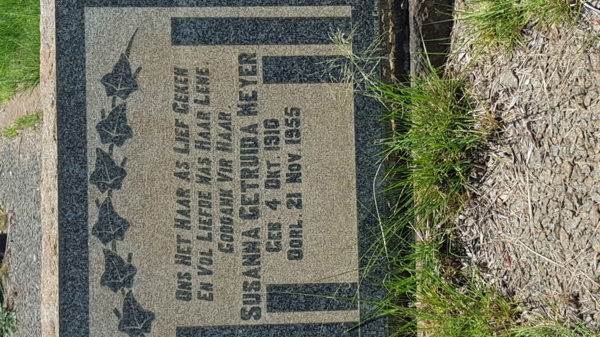 MEYER Susanna Gertruida 1910-1955