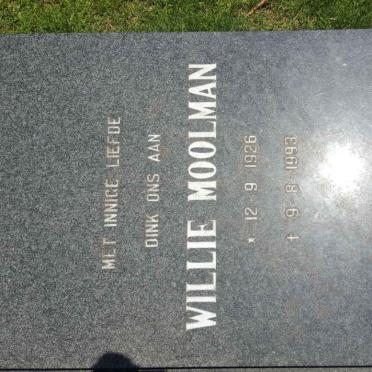 MOOLMAN Willie 1926-1993