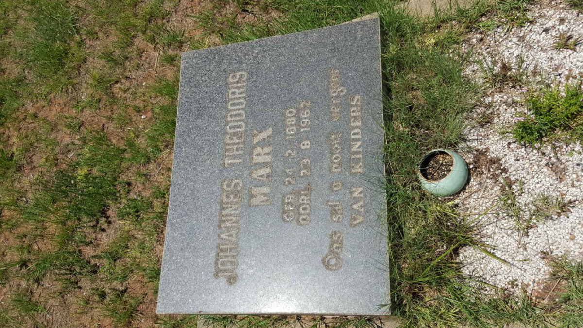 MARX Johannes Theodoris 1890-1962