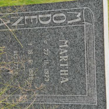 MODENA Martha 1923-1988