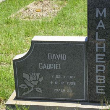 MALHERBE David Gabriël 1927-1992