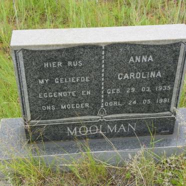 MOOLMAN Anna Carolina 1935-1981