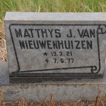 NIEUWENHUIZEN Matthys J., van 1921-1977