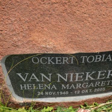 NIEKERK Ockert Tobias, van &amp; Helena Margaretha 1940-2005