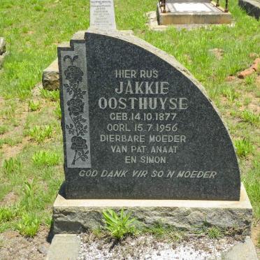 OOSTHUYSE Jakkie 1877-1956