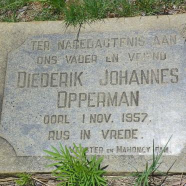 OPPERMAN Diederik Johannes -1957