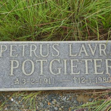 POTGIETER Petrus Lavras 1911-1980