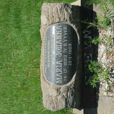 STEYN Maria Johanna nee V.D. VYVER 1883-1969