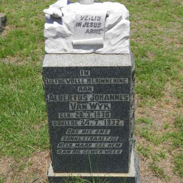 WYK Albertus Johannes, van 1930-1932