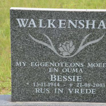 WALKENSHAW Bessie 1944-2003