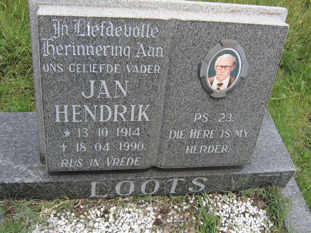 LOOTS Jan Hendrik 1914-1990