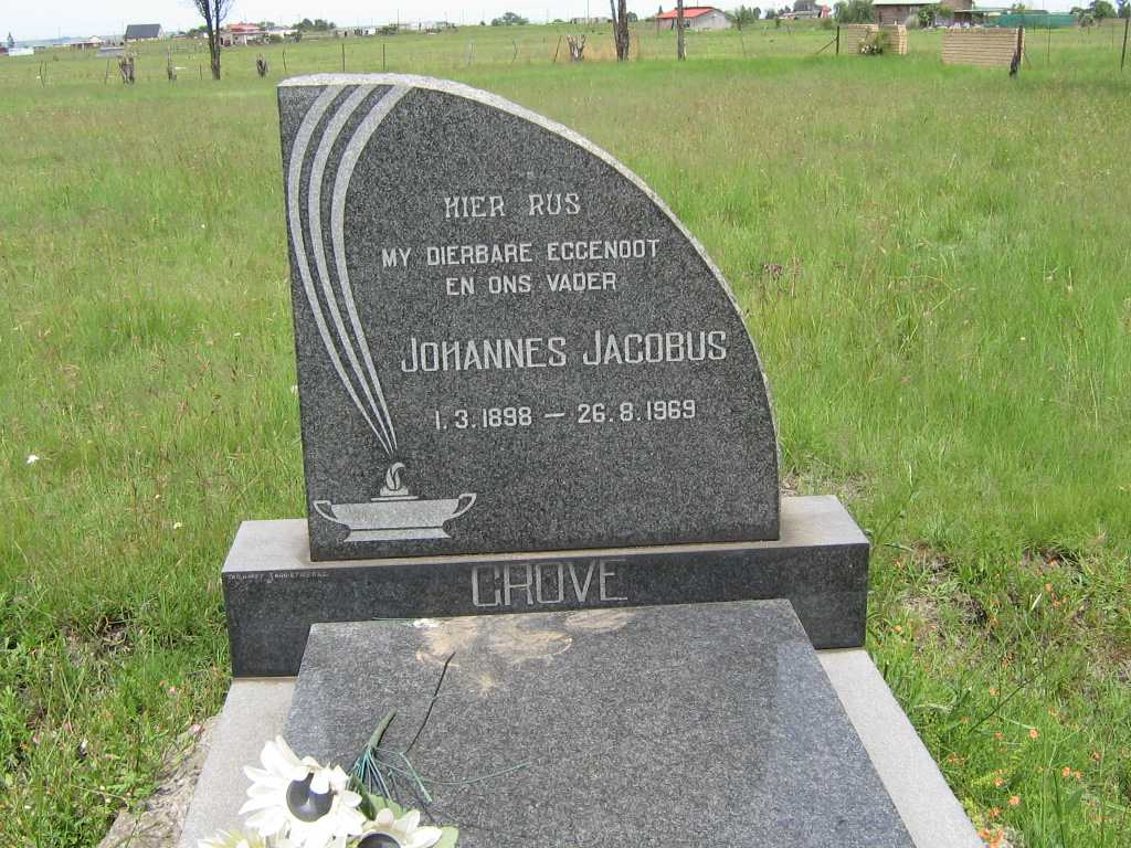 GROVE Johannes Jacobus 1898-1969