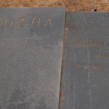 BOTHA Susara Jacoba nee MULDER 1907-1968