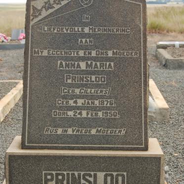 PRINSLOO Anna Maria nee CILLIERS 1876-1950