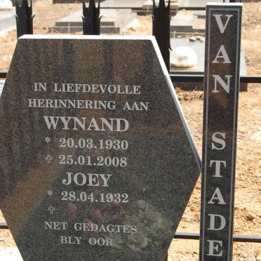 STADEN Wynand, van 1930-2008 &amp; Joey 1932-
