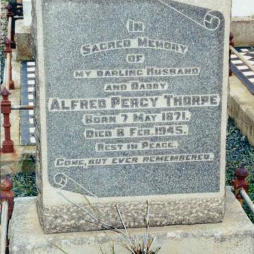 THORPE Alfred Percy 1871-1945