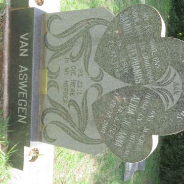 ASWEGEN Samuel Stephanus, van 1910-1989 &amp; Alida Johanna 1924-2003