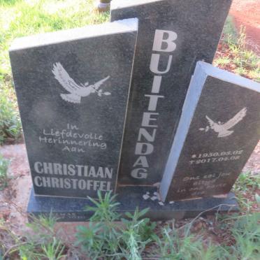 BUITENDAG Christiaan Christoffel 1950-2017