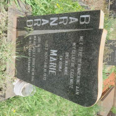 BARNARD Marie 1937-1975