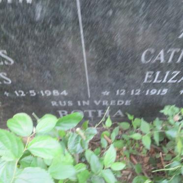 BOTHA Daniel Andries Louis 1902-1984 & Anna Catharina Elizabeth 1915-2006 _1