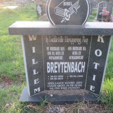 BREYTENBACH Willem 1936-2014 &amp; Kotie 1940-