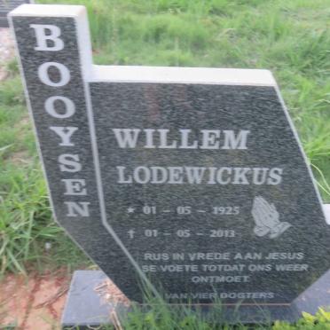 BOOYSEN Willem Lodewickus 1925-2013