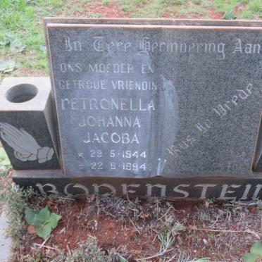 BODENSTEIN Petronella Johanna Jacoba 1944-1984