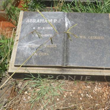 CRONJE Abraham P.J. 1913-1978