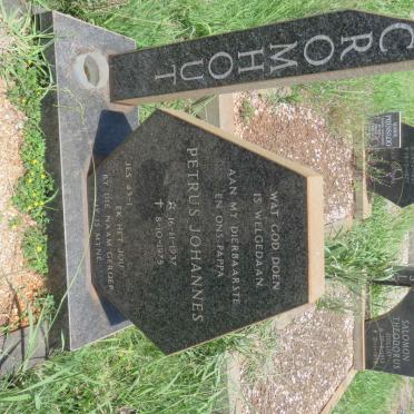 CROMHOUT Petrus Johannes 1937-1975