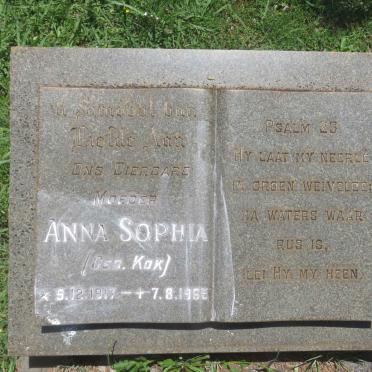 ENGELBRECHT Anna Sophia nee KOK 1917-1965